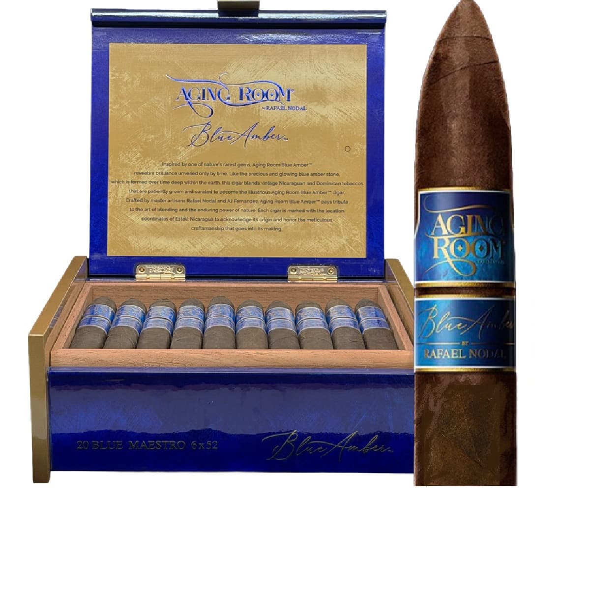 Aging Room Blue Amber Blue Maestro Torpedo